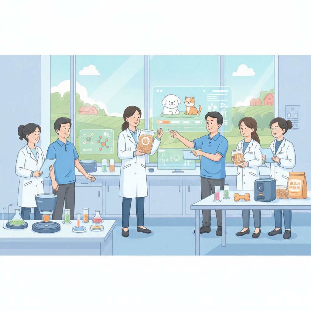公司团队正在研发高品质宠物产品